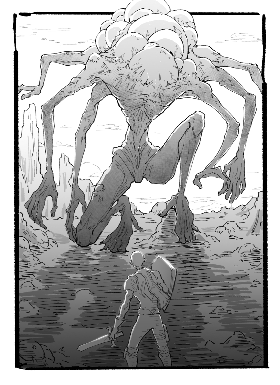 inktober artwork: pressure