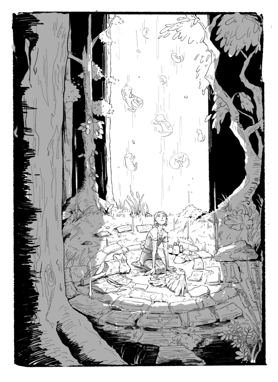 inktober artwork: spirit
