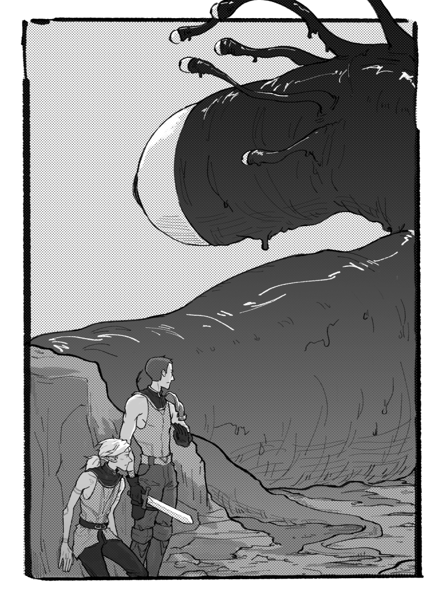 inktober artwork: stuck