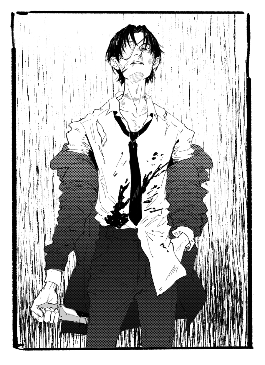 inktober artwork: suit